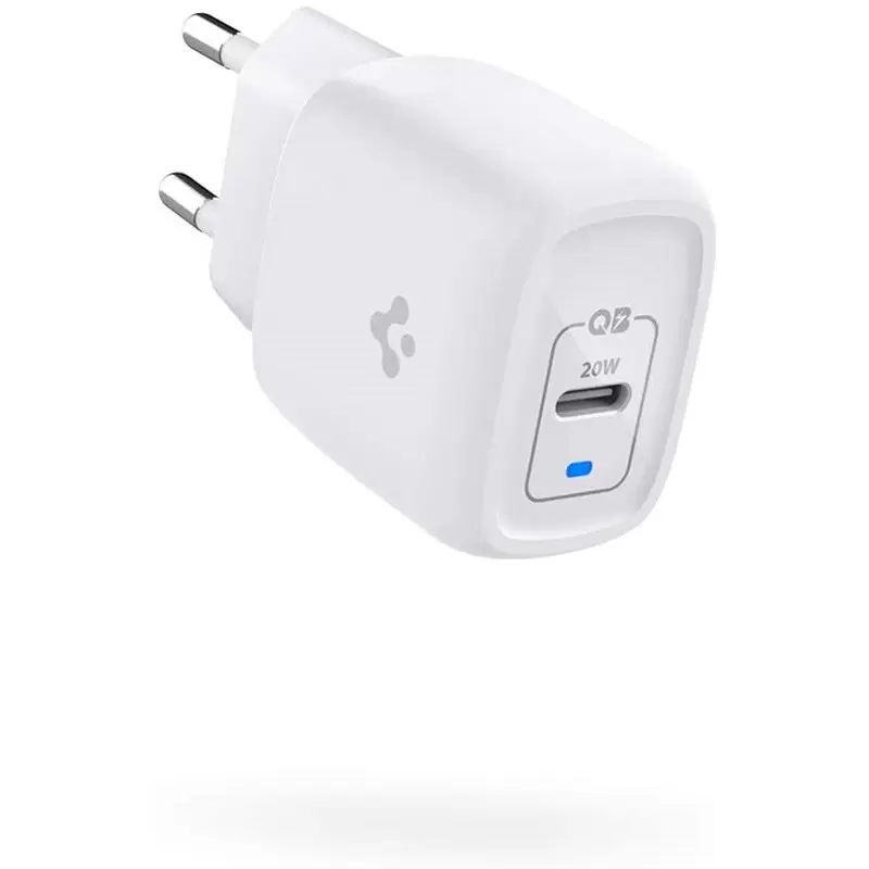 Spigen PowerArc ArcStation Pro Wall Charger, white - GaN/1-Port/ USB-C PD3.0 20W