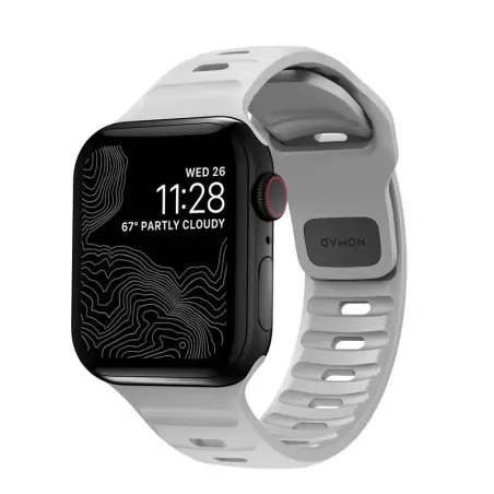 Nomad Sport Strap M/L, grey - Apple Watch 49mm/46mm/45mm/44mm/42mm