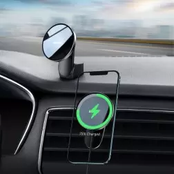 Baseus Didelės Energijos MagSafe automobilinis laikiklis įkroviklis
