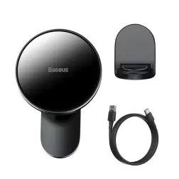Baseus Didelės Energijos MagSafe automobilinis laikiklis įkroviklis