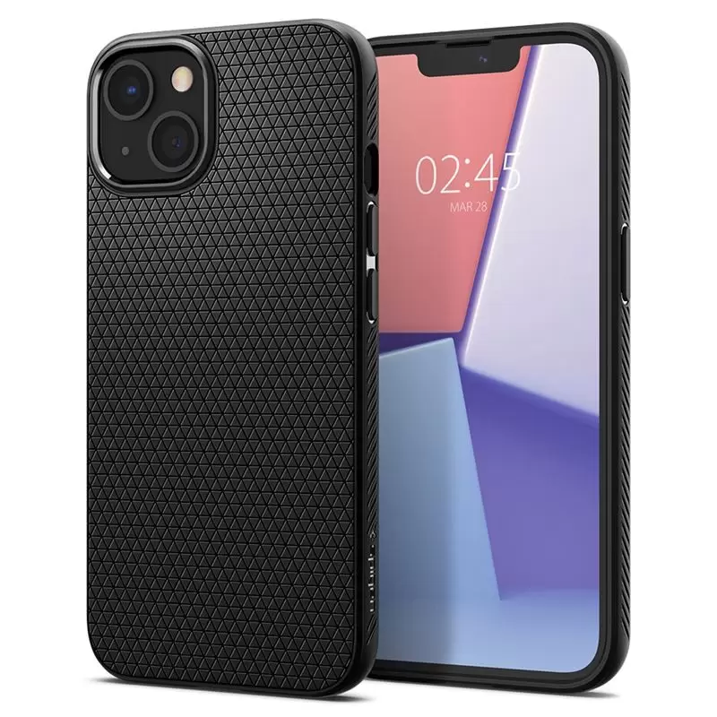 Spigen Liquid Air, mattmust - iPhone 13