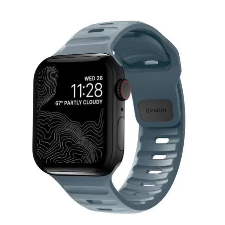Nomad Sport Strap M/L, blue - Apple Watch 49mm/46mm/45mm/44mm/42mm
