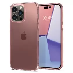 Spigen Crystal Flex, rožinis kristalas - iPhone 14 Pro Max