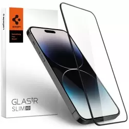 Spigen tR Slim HD 1 paketas, FC juoda - iPhone 14 Pro Max