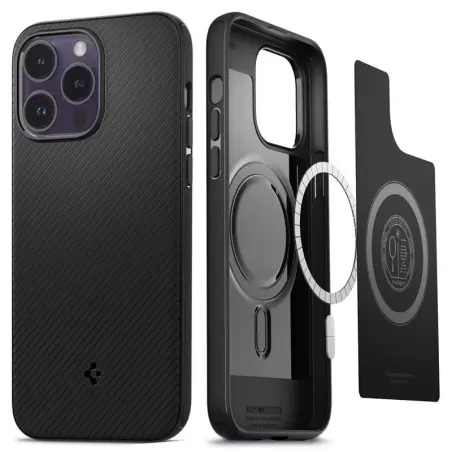 Spigen Core Armor MagSafe, matte black - iPhone 14 Pro