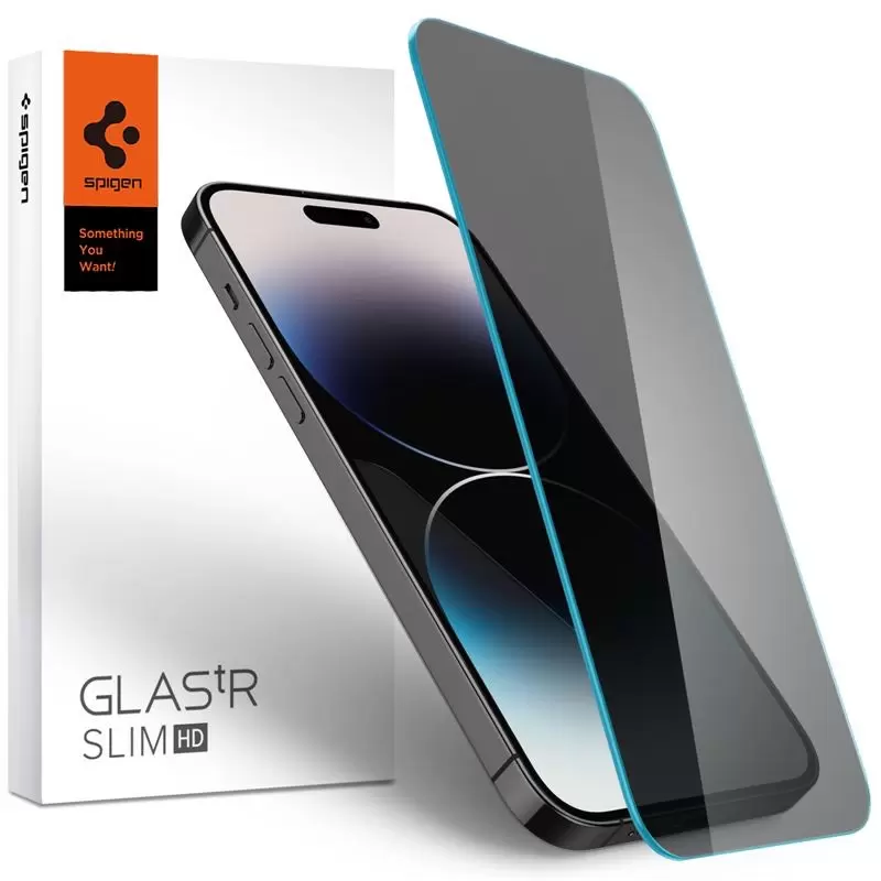 Apsauginis stiklas Spigen Glass tR Slim HD 1 Pack Anti Glare/Privacy Transparency Sensor Protection - iPhone 14 Pro Max