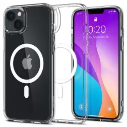 Spigen Crystal Hybrid MagSafe, baltas - iPhone 14 Plus