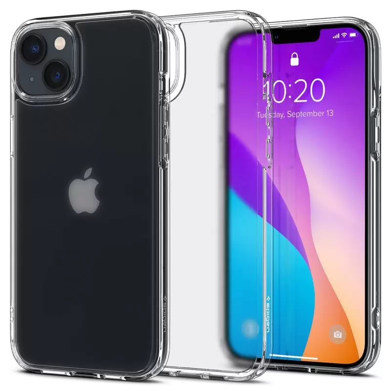 Spigen Ultra Hybrid, šaltai skaidrus - iPhone 14