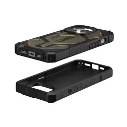 UAG Monarch Pro MagSafe, kevlar elementas žalias - iPhone 15 Pro