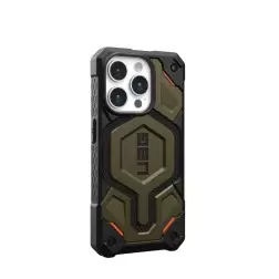 UAG Monarch Pro MagSafe, kevlar elementas žalias - iPhone 15 Pro