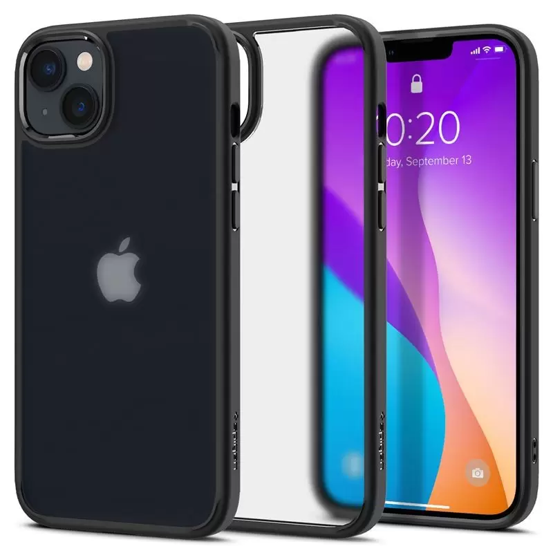 Spigen Ultra Hybrid, frost black - iPhone 14