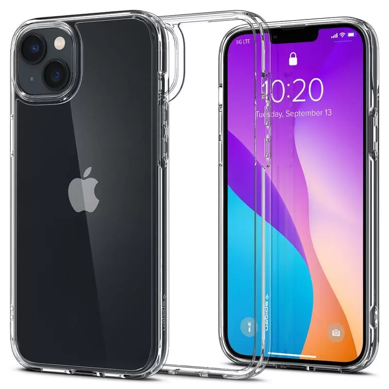 Spigen Crystal Hybrid, crystal clear - iPhone 14