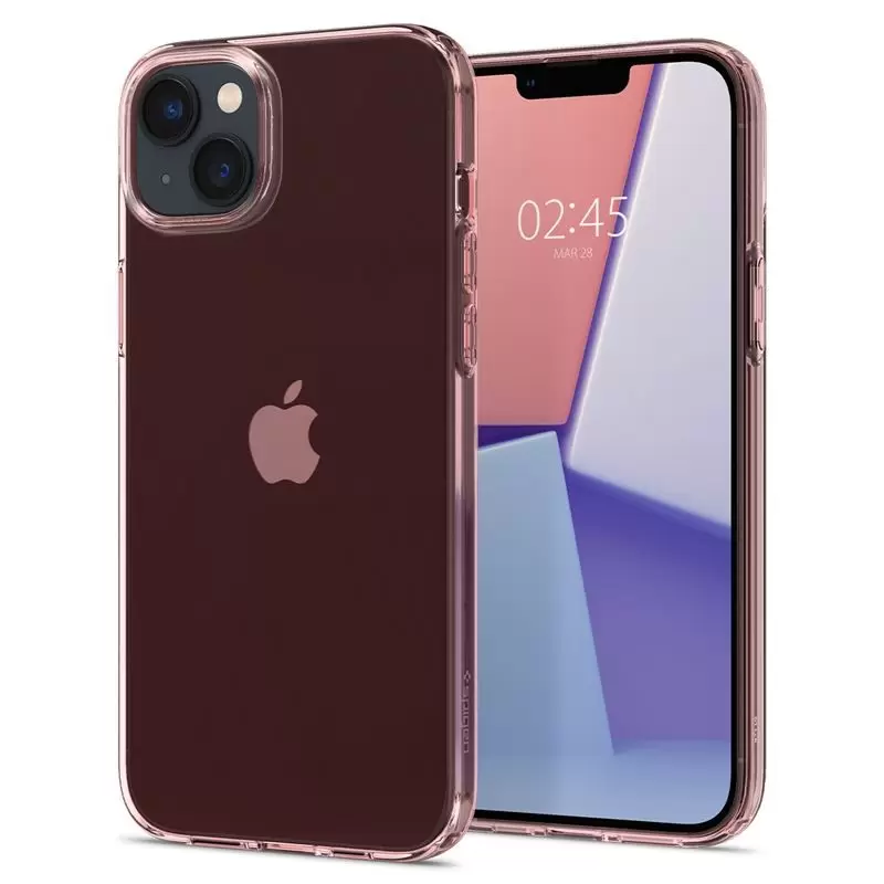Spigen Crystal Flex, rožinis krištolas - iPhone 14