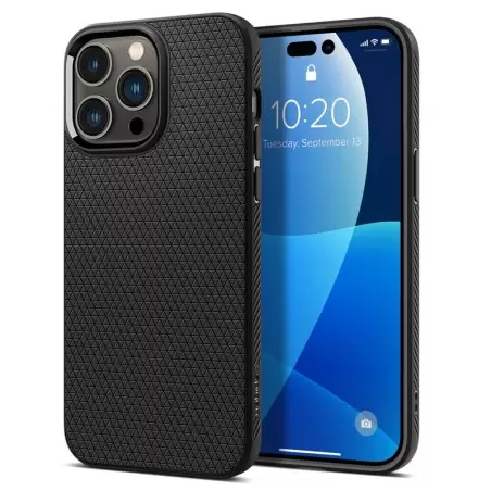 Spigen Liquid Air, matt must - iPhone 14 Pro