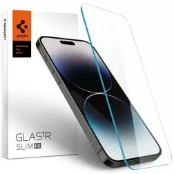 Spigen stiklas tR Slim HD 1 paketas, permatomumo jutiklio apsauga - iPhone 14 Pro Max