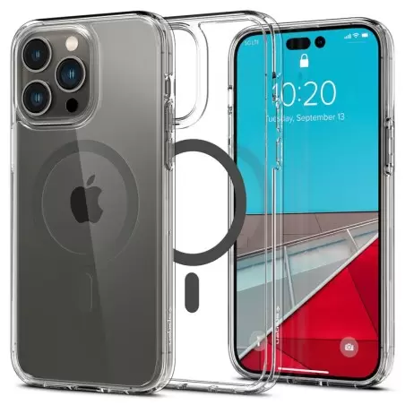 Spigen Ultra Hybrid MagSafe, grafitas - iPhone 14 Pro Max