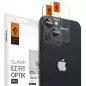 Spigen Glass EZ Fit Optik Pro 2 Pack, black - iPhone 15/15 Plus/14/14 Plus