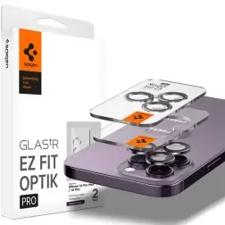 Spigen Stiklo EZ Fit Optik Pro 2 paketas, giliai violetinė - iPhone 14 Pro/iPhone 14 Pro Max