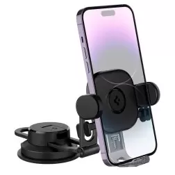 Spigen OneTap Universalus Automobilinis Laikiklis Skydeliui/ Prietaisų skydeliui UTS35, juoda 