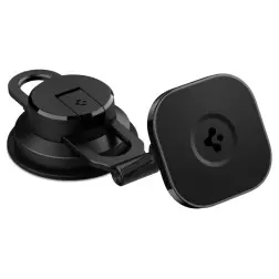 Spigen OneTap 3 Automobilinis Laikiklis MagSafe Skydeliui/ Vairuotojo Pusės Langui ITS35-3, juoda
