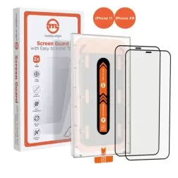 Mobile Origin Ekrano apsauga iPhone 11 / XR su lengvai naudojamu aplikatoriumi 2 pakete
