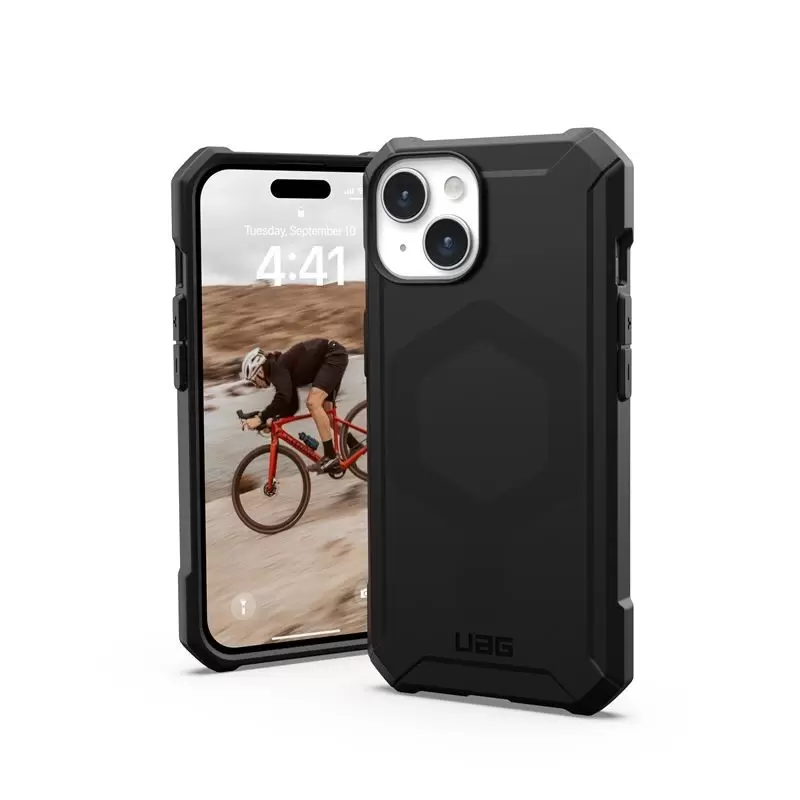 UAG Essential Armor MagSafe, juodas - iPhone 15