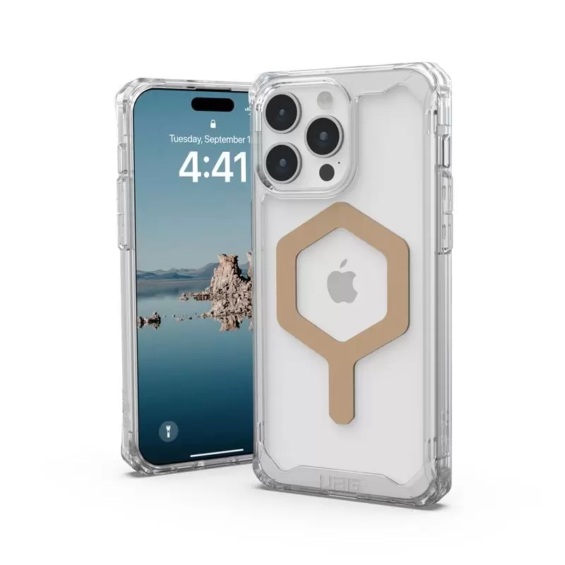 UAG Plyo MagSafe, ice/gold - iPhone 15 Pro Max