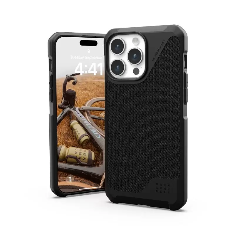 UAG Metropolis LT MagSafe, kevlar black - iPhone 15 Pro Max