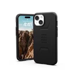 UAG Civilian MagSafe, juoda - iPhone 15
