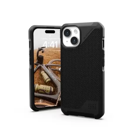 UAG Metropolis LT MagSafe, kevlar black - iPhone 15