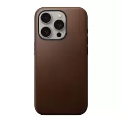 Nomad Modernus odinis dėklas, rudas - iPhone 15 Pro