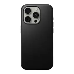 Nomad Modernus odinis dėklas, juodas - iPhone 15 Pro