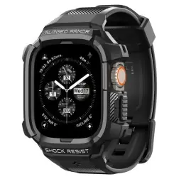Spigen Rugged Armor Pro, juoda - Apple Watch Ultra 2/Ultra 49mm