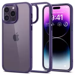 Spigen Ultra Hybrid, gilus violetinė - iPhone 14 Pro