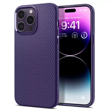 Spigen Liquid Air, sügav lilla - iPhone 14 Pro