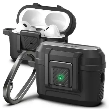Spigen Lock Fit, matt-must - AirPods Pro 2