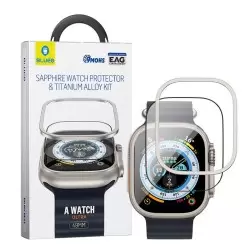 Blueo Safyro ir titano lydinio temperuoto stiklo apsaugos rinkinys - Apple Watch Ultra2/Ultra 49mm