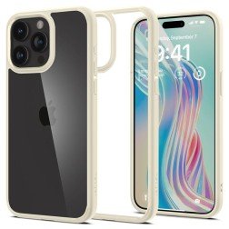 Spigen Ultra Hybrid, tylusis bežas - iPhone 15 Pro