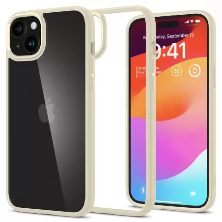 Spigen Ultra Hybrid, maigs bēšs - iPhone 15 Plus