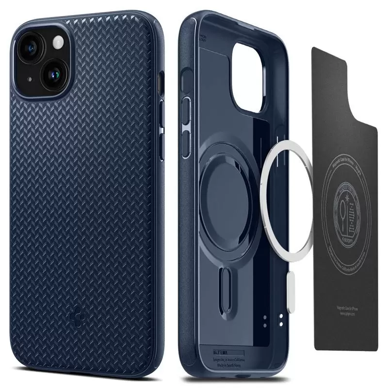 Spigen Mag Armor MagSafe, navy blue - iPhone 15