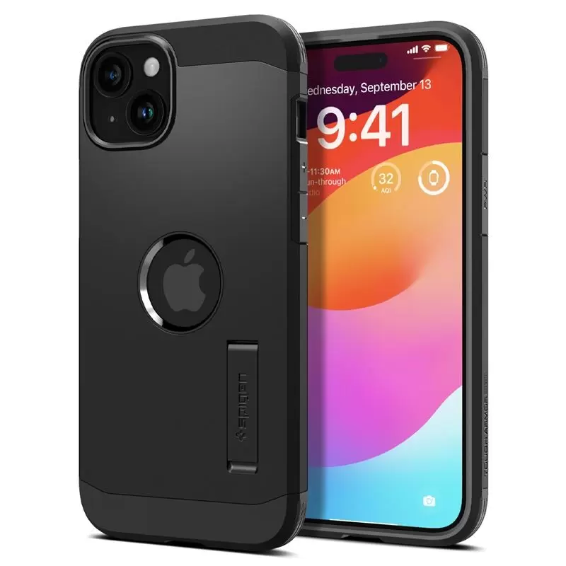 Spigen Tough Armor MagSafe, black - iPhone 15