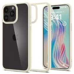 Spigen Ultra Hybrid, tylusis bežas - iPhone 15 Pro Max