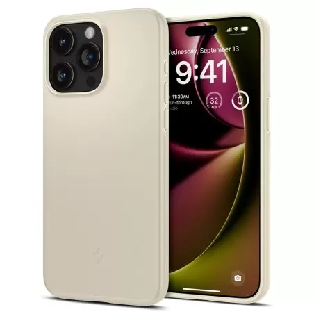 Spigen Thin Fit, mahe beež - iPhone 15 Pro