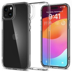Spigen Crystal Hybrid, kristalas skaidrus - iPhone 15 Plus