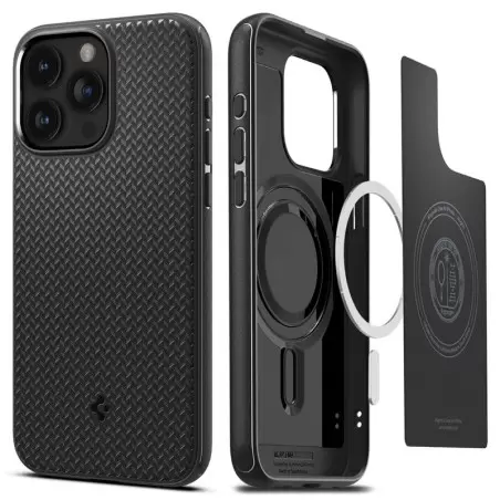 Spigen Mag Armor MagSafe, matēts melns - iPhone 15 Pro Max