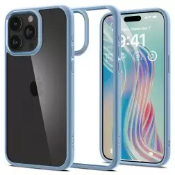 Spigen Crystal Hybrid, siera mėlyna - iPhone 15 Pro Max