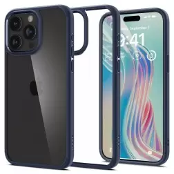 Spigen Ultra Hybrid, tamsiai mėlyna - iPhone 15 Pro