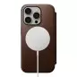 Nomad Modern Leather Folio, brown - iPhone 15 Pro