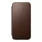 Nomad Modern Leather Folio, brown - iPhone 15 Pro