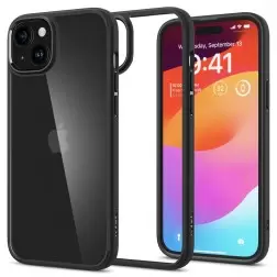 Spigen Ultra Hybrid, matinis juodas - iPhone 15 Plus